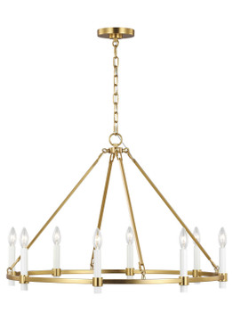 Mid. Chandeliers Candle by Visual Comfort Studio ( 454 | CC1458BBS Marston ) 