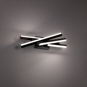 Bathroom Fixtures Cylindrical / Linear by W.A.C. Lighting ( 34 | WS-73120-27-BK Parallax ) 
