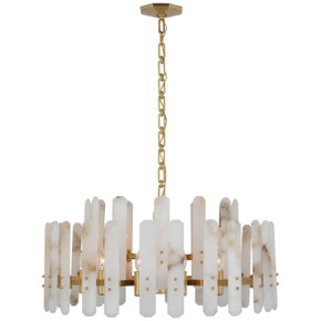Mid. Chandeliers Glass Up by Visual Comfort Signature ( 268 | ARN 5125HAB-ALB Bonnington ) 