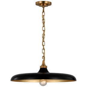 Pendants Metal Shade by Visual Comfort Signature ( 268 | TOB 5115HAB-AI Piatto ) 