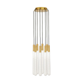 Mini Chandeliers Multi-Port/Cascade by Visual Comfort Modern ( 182 | 700TRSPPYLC8RNB-LED930 Pylon ) 