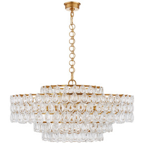 Mid. Chandeliers Drum Shade by Visual Comfort Signature ( 268 | ARN 5174G-CG Liscia ) 