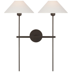 Sconces Double Candle by Visual Comfort Signature ( 268 | SP 2026BZ-L Hackney ) 