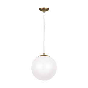 Pendants Glass Down by Visual Comfort Studio ( 454 | 602493S-848 Leo - Hanging Globe ) 