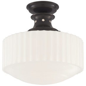 Semi-Flush Mts. Bowl Style by Visual Comfort Signature ( 268 | TOB 5150BZ-WG Milton Road ) 