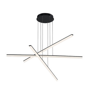 Large Chandeliers Multi-Port/Cascade by W.A.C. Lighting ( 34 | PD-29803-BK Stack ) 