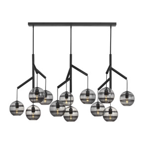 Linear/Island 4 Light + by Visual Comfort Modern ( 182 | 700SDNMPL3KB-LED927 Sedona ) 