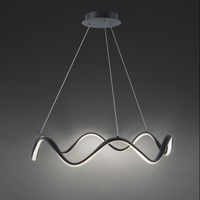Mid. Chandeliers Ring/Halo by W.A.C. Lighting ( 34 | PD-33230-BK Morae ) 