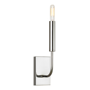 Sconces Single Candle by Visual Comfort Studio ( 454 | EW1001PN Brianna ) 