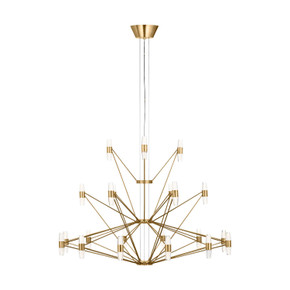 Large Chandeliers Glass Shade by Visual Comfort Modern ( 182 | SLCH24627NB Lassell ) 