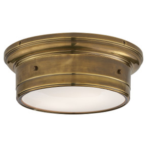 Flush Mounts Drum Shade by Visual Comfort Signature ( 268 | SS 4015HAB-WG Siena2 ) 
