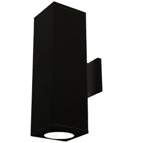 Exterior Sconces by W.A.C. Lighting ( 34 | DC-WE06EM-F830B-BK Cube Arch ) 