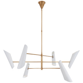 Linear/Island 4 Light + by Visual Comfort Signature ( 268 | ARN 5411HAB-WHT Franca ) 
