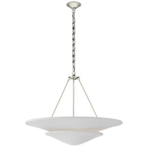 Pendants Bowl Style by Visual Comfort Signature ( 268 | ARN 5427PN-PW Mollino ) 