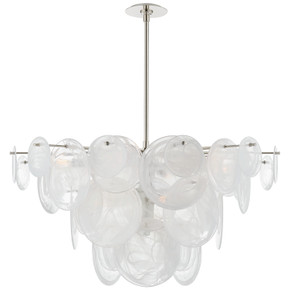 Large Chandeliers Glass Shade by Visual Comfort Signature ( 268 | ARN 5450PN-WSG Loire ) 