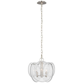 Mini Chandeliers Glass Shade by Visual Comfort Signature ( 268 | ARN 5453PN-CSG Loire ) 