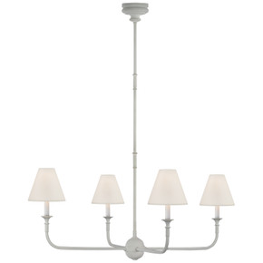 Large Chandeliers Candle by Visual Comfort Signature ( 268 | TOB 5451PW-L Piaf ) 