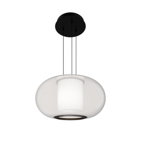 Pendants Glass Down by W.A.C. Lighting ( 34 | PD-48520-30-BK Doma ) 