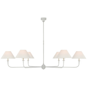 Large Chandeliers Candle by Visual Comfort Signature ( 268 | TOB 5454PW-L Piaf ) 