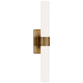 Sconces Double Glass by Visual Comfort Signature ( 268 | S 2164HAB-WG Presidio ) 