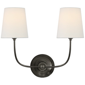 Sconces Double Candle by Visual Comfort Signature ( 268 | TOB 2008BZ-L Vendome ) 