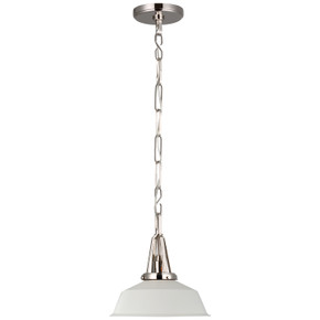 Mini Pendants Glass Down by Visual Comfort Signature ( 268 | CHC 5460PN-WHT Layton ) 