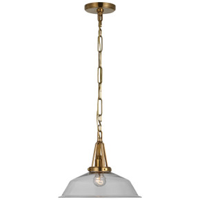 Pendants Glass Down by Visual Comfort Signature ( 268 | CHC 5461AB-CG Layton ) 