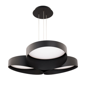 Mid. Chandeliers Other by W.A.C. Lighting ( 34 | PD-54536-30-BK Triolet ) 