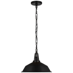 Pendants Metal Shade by Visual Comfort Signature ( 268 | CHC 5461BZ-BLK Layton ) 