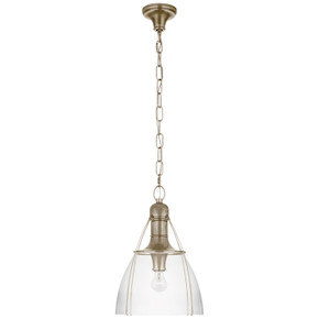 Pendants Glass Down by Visual Comfort Signature ( 268 | CHC 5475AN-CG Prestwick ) 