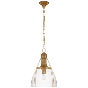 Pendants Glass Down by Visual Comfort Signature ( 268 | CHC 5476AB-CG Prestwick ) 