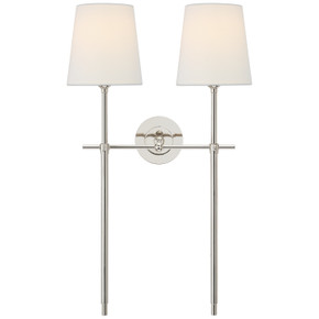 Sconces Double Candle by Visual Comfort Signature ( 268 | TOB 2025PN-L Bryant ) 