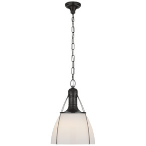 Pendants Glass Down by Visual Comfort Signature ( 268 | CHC 5476BZ-WG Prestwick ) 