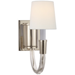 Sconces Single Candle by Visual Comfort Signature ( 268 | TOB 2032PN-L Vivian ) 
