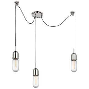 Mini Pendants 3 Light Cluster by Visual Comfort Signature ( 268 | TOB 5645PN-CG-3 Junio ) 