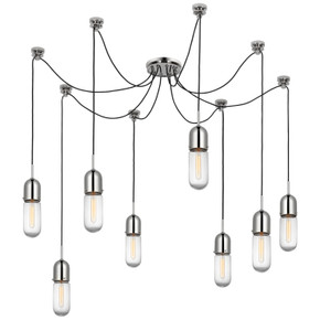 Pendants Multi-port/Cascade by Visual Comfort Signature ( 268 | TOB 5645PN-CG-8 Junio ) 