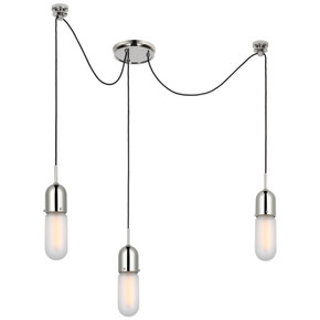 Mini Pendants 3 Light Cluster by Visual Comfort Signature ( 268 | TOB 5645PN-FG-3 Junio ) 