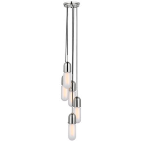 Pendants Multi-port/Cascade by Visual Comfort Signature ( 268 | TOB 5645PN-FG-5 Junio ) 