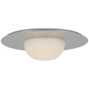 Flush Mounts Glass Down by Visual Comfort Signature ( 268 | KW 4008PN-ALB Fosse ) 