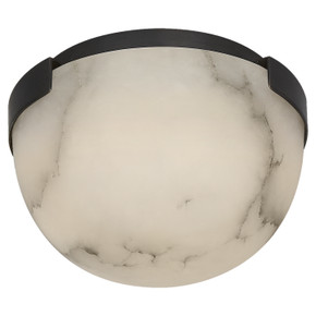 Flush Mounts Bowl Style by Visual Comfort Signature ( 268 | KW 4011BZ-ALB Melange ) 