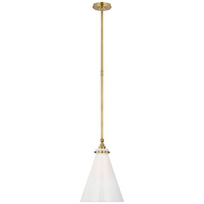 Pendants Glass Down by Visual Comfort Signature ( 268 | CHC 5530AB-WG Parkington ) 