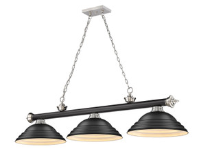 Linear/Island 3 Light Bar by Z-Lite ( 224 | 2306-3MB-BN-SMB Cordon ) 