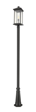 Exterior Post/Pier Head by Z-Lite ( 224 | 531PHBXLR-519P-BK Portland ) 