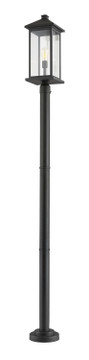Exterior Post/Pier Head by Z-Lite ( 224 | 531PHBXLR-567P-BK Portland ) 