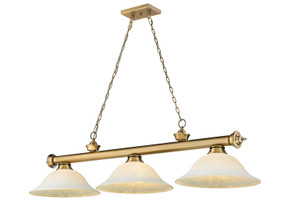 Linear/Island 3 Light Bar by Z-Lite ( 224 | 2306-3RB-WM16 Cordon ) 