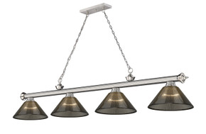 Linear/Island 4 Light + by Z-Lite ( 224 | 2306-4BN-ARS Cordon ) 