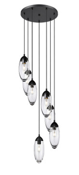 Mini Chandeliers Multi-Port/Cascade by Z-Lite ( 224 | 651P-7R-MB Arden ) 