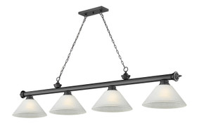 Linear/Island 4 Light + by Z-Lite ( 224 | 2306-4BP-AWL14 Cordon ) 
