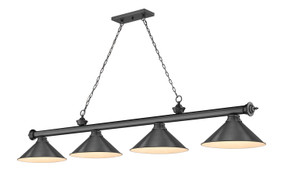 Linear/Island 4 Light + by Z-Lite ( 224 | 2306-4BP-BP15 Cordon ) 