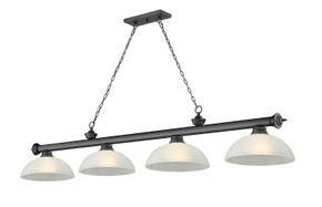 Linear/Island 4 Light + by Z-Lite ( 224 | 2306-4BP-DWL14 Cordon ) 